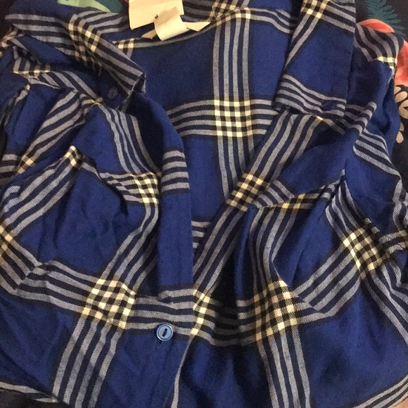 H&M Tops - Blue flannel